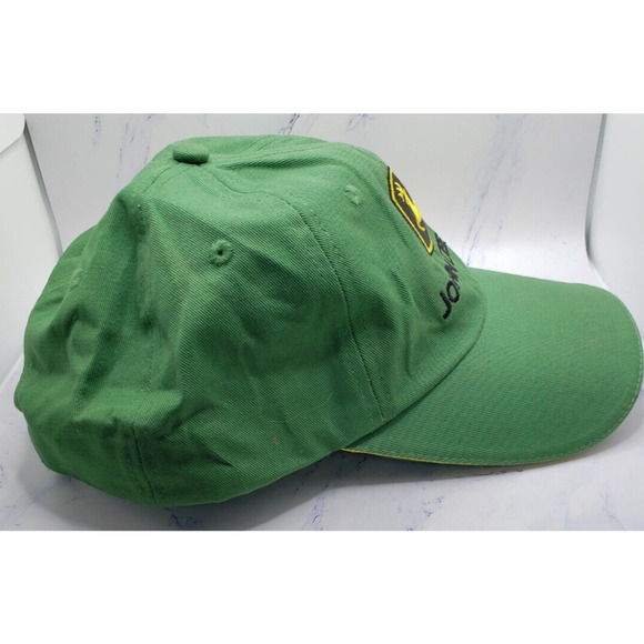 John Deere Since 1837 Hat Green Yellow Embroidered Adjustable - Picture 4 of 7